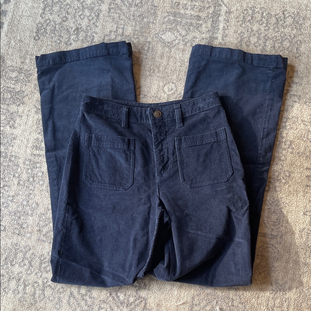 Faherty Women’s Navy Corduroy Pants Size 28